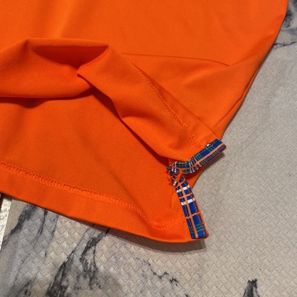 ST Andrews Bright (Neon) Striped S/S Golf Polo! Like NEW!๐๏ธโโ๏ธโณ๏ธ๐ฅ๐, Big Small - Picture 6 of 12